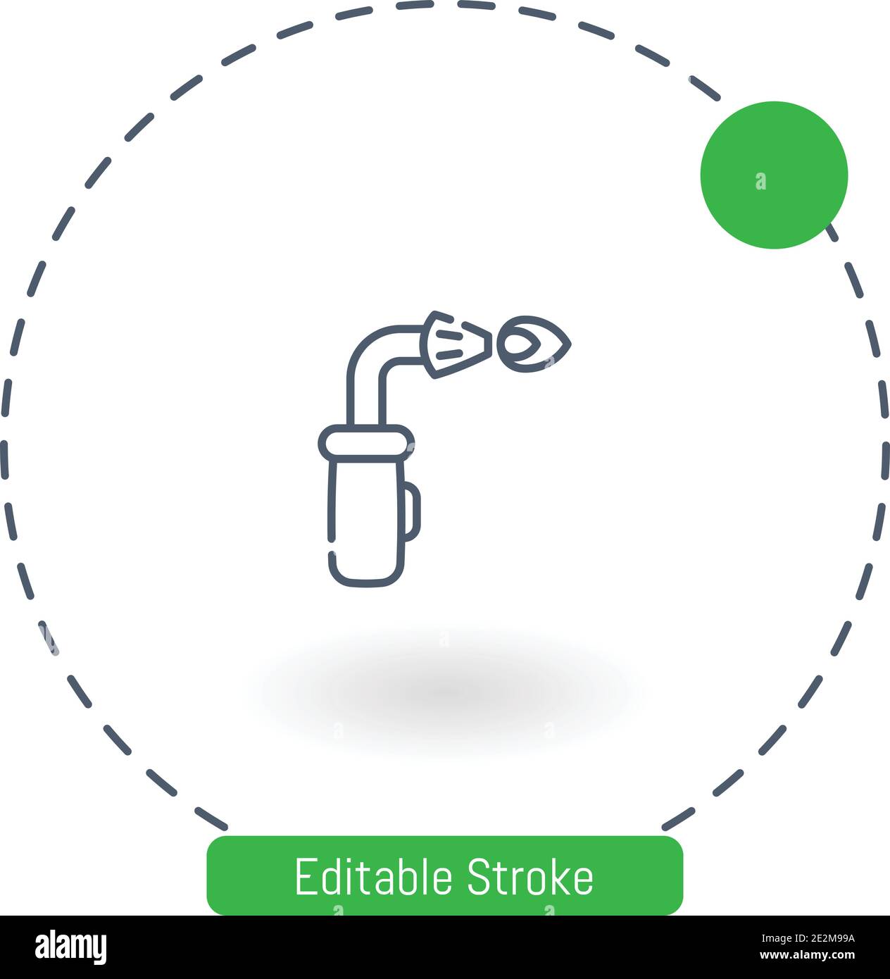 welding vector icon editable stroke outline icons for web and mobile Stock Vector