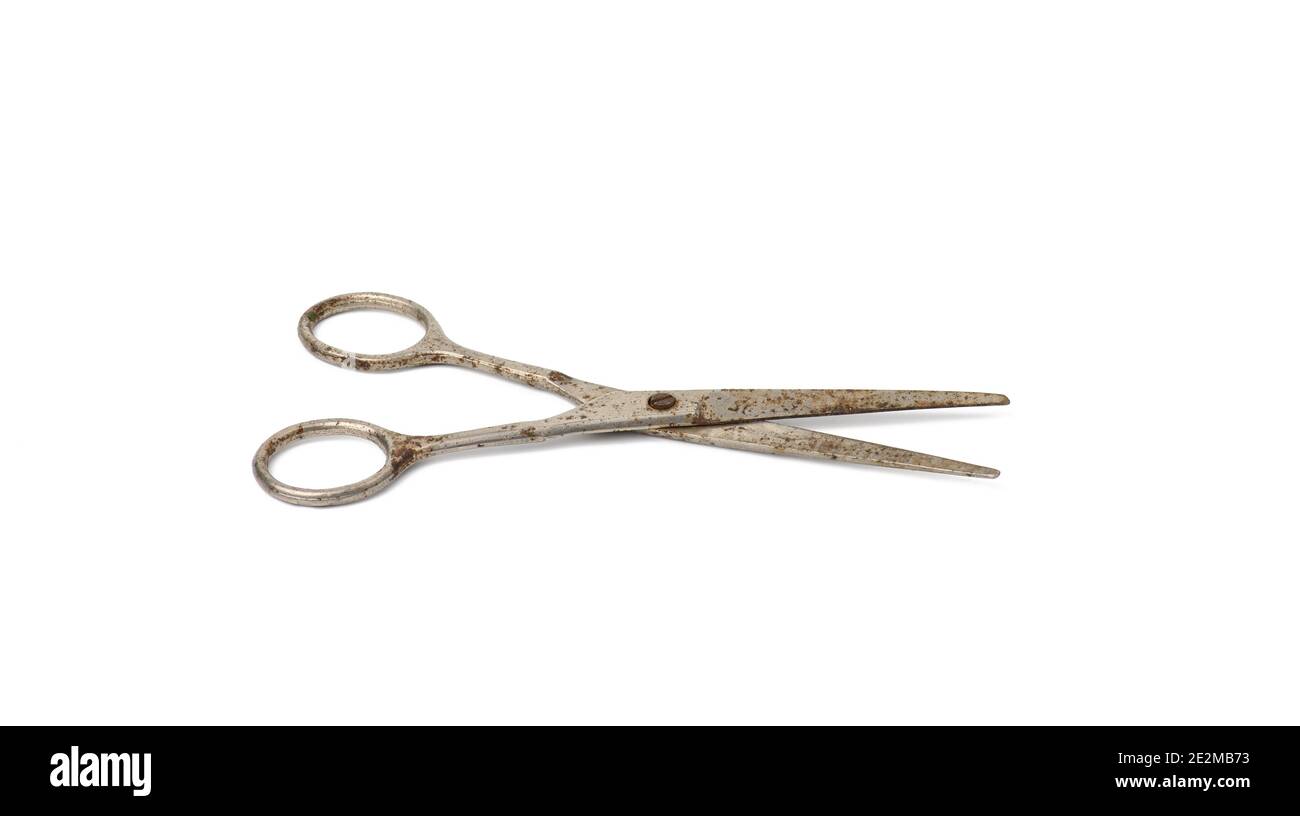 Vintage scissors hand Cut Out Stock Images & Pictures - Alamy