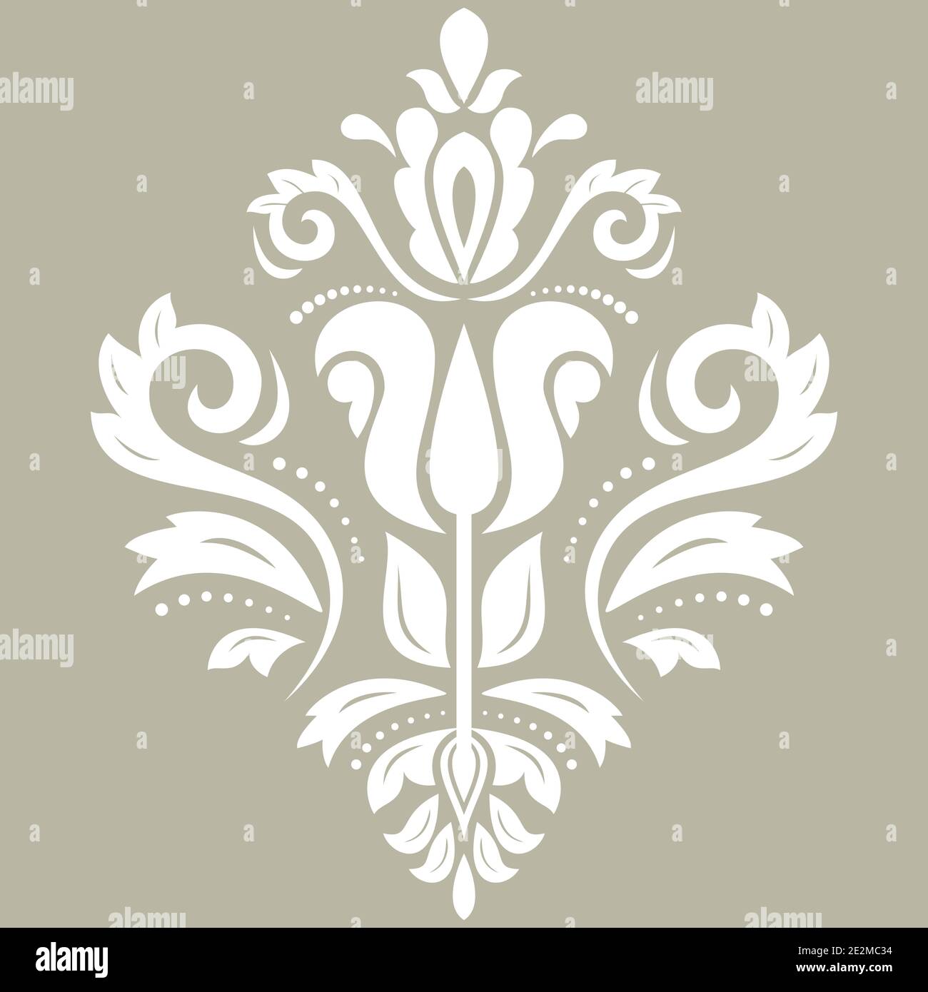 Oriental Abstract Vector Pattern Stock Vector