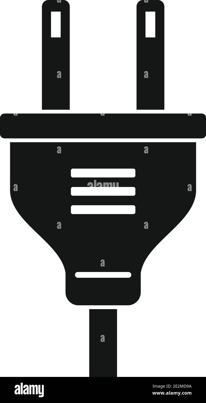 Electric plug icon, simple style Stock Vector Image & Art - Alamy