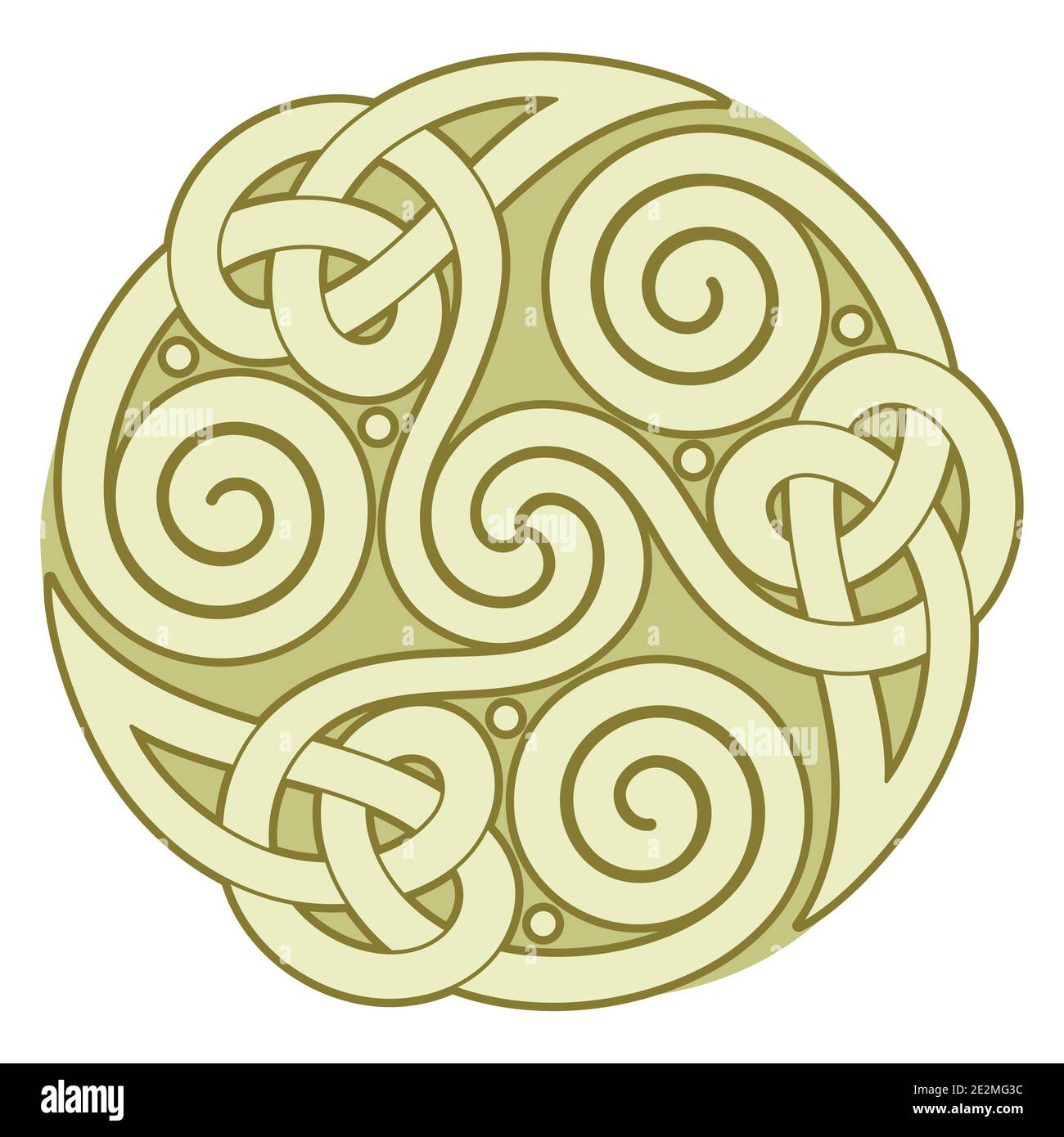 Ancient round Celtic, Scandinavian Design. Celtic knot, mandala Stock  Vector Image & Art - Alamy