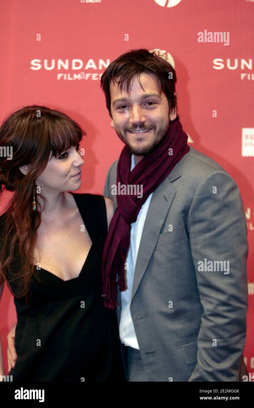 'Diego Luna and Camila Sodi attend the premiere of ''Abel'' during the Sundance Film Festival in Park City, UT, USA, on January 25, 2010. Photo by EPN Press/ABACAPRESS.COM' Stock Photo