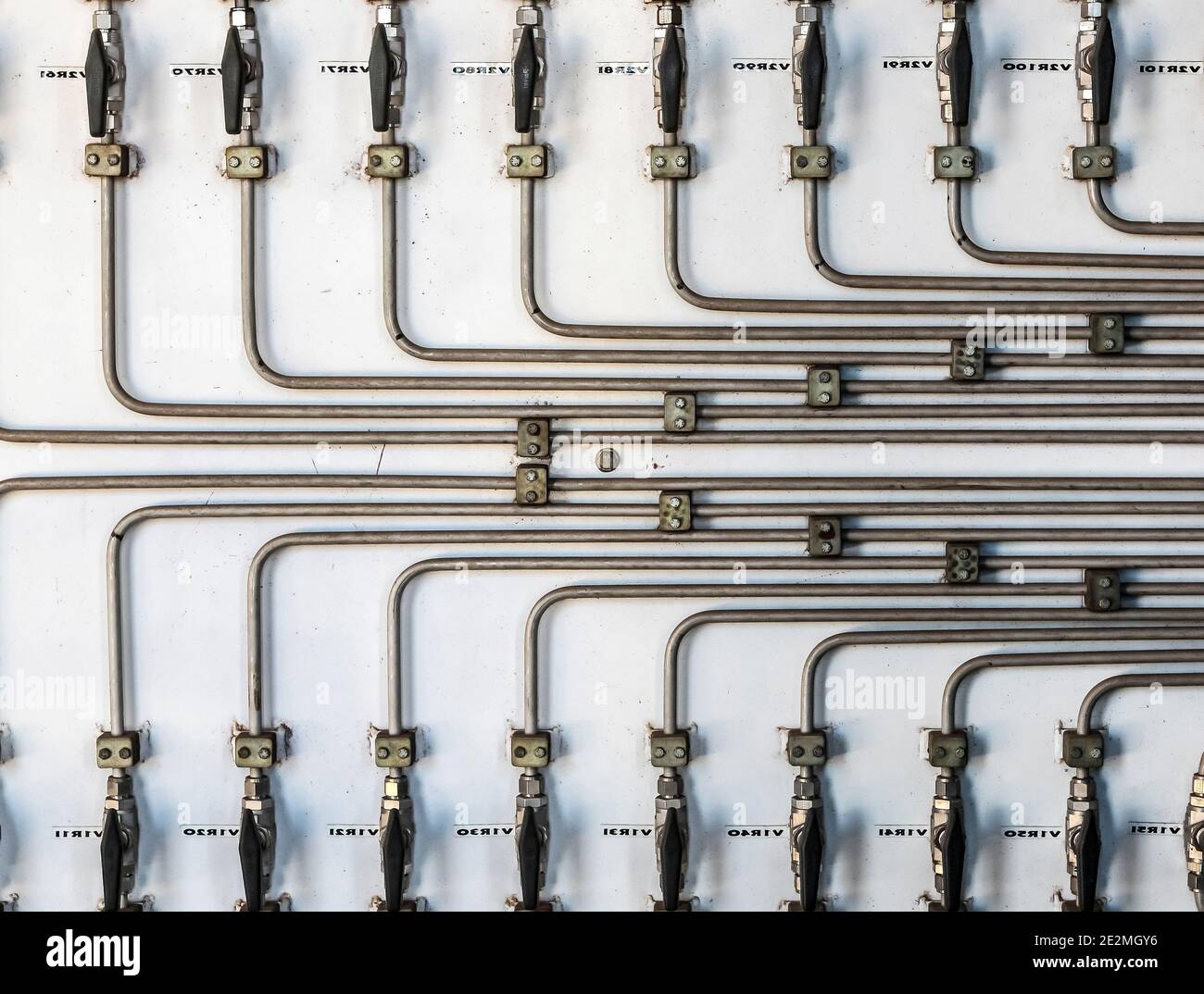 Random Pipe Layout Abstract layout of metal pipes Stock Photo - Alamy