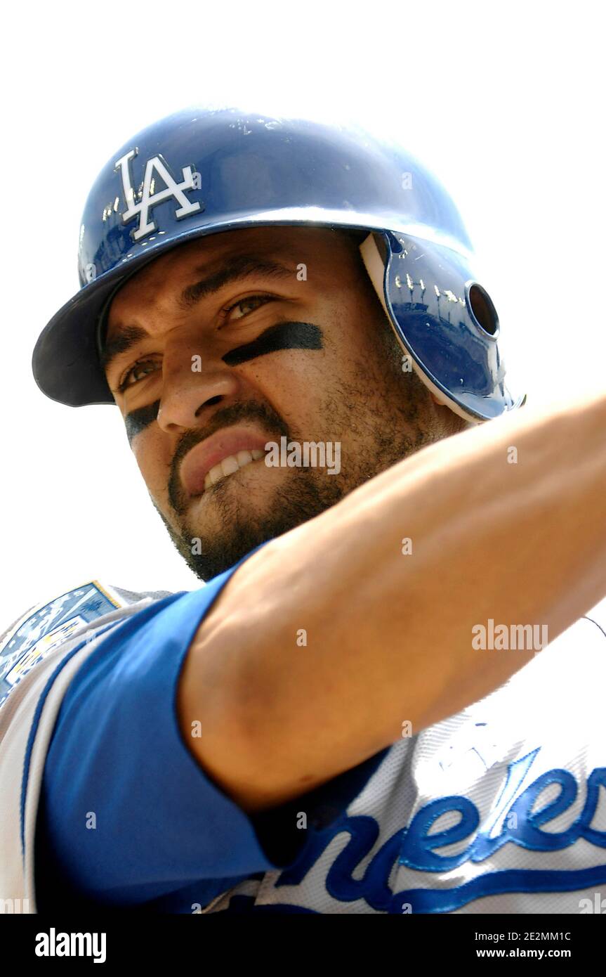 Los Angeles Dodgers right fielder Matt Kemp Stock Photo