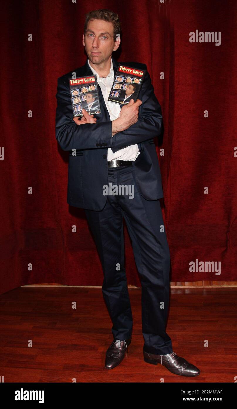 EXCLUSIVE - French imitator Thierry Garcia poses after his Show 'Miroir de  Stars' in Paris, France on February 5, 2010. Photo by Marco  Vitchi/ABACAPRESS.COM Stock Photo - Alamy