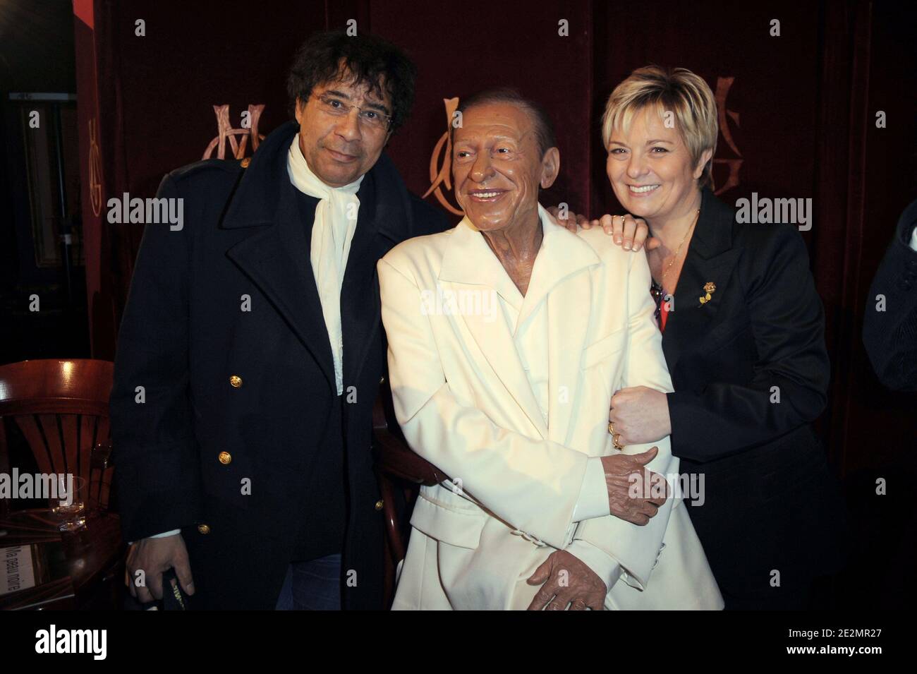 Laurent Voulzy and Catherine Salvador at the launch of the book 'La Joie De Vivre D'Henri