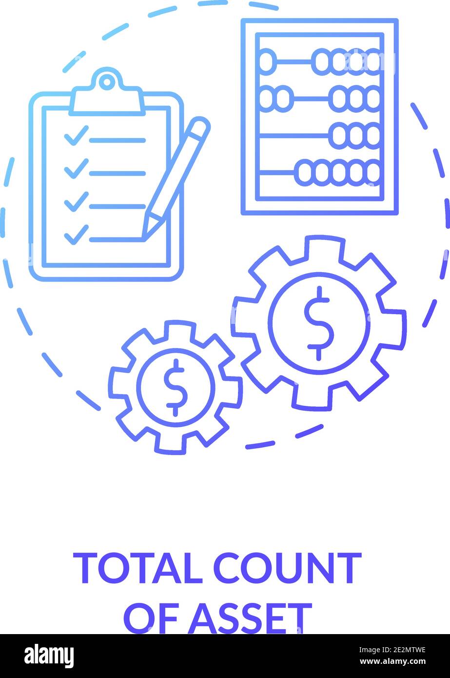 Total asset count concept icon Stock Vector Image & Art Alamy