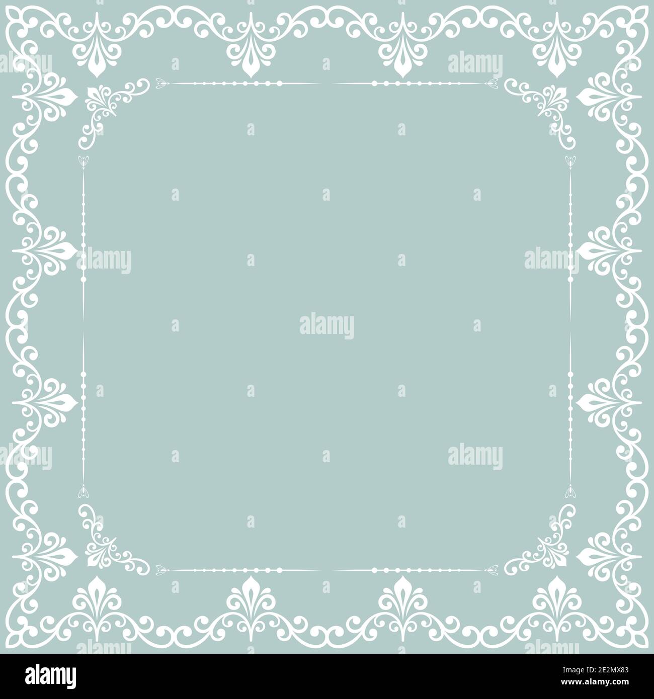 Floral Vector Fine Frame Stock Vector Image & Art - Alamy