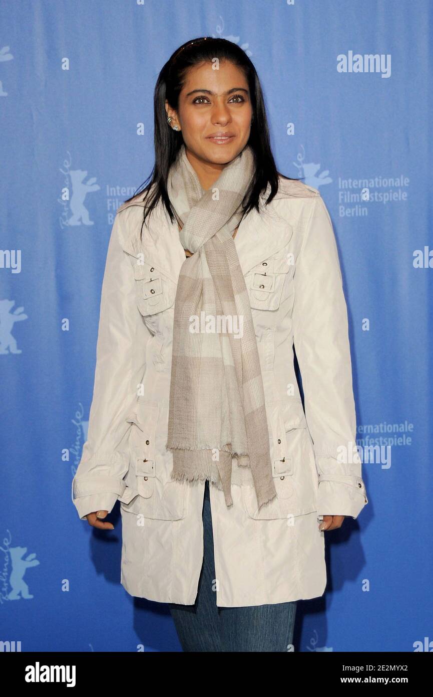 Kajol Devgan during a photocall for 'My name is Khan' as part of the 60th Berlin Film Festival at the Grand Hyatt Hotel in Berlin, Germany on February 12, 2010. Photo by Nicolas Briquet/ABACAPRESS.COM Stock Photo