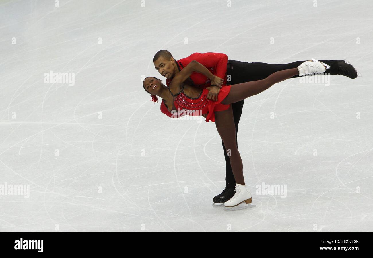 Vanessa james and yannick bonheur hires stock photography and images