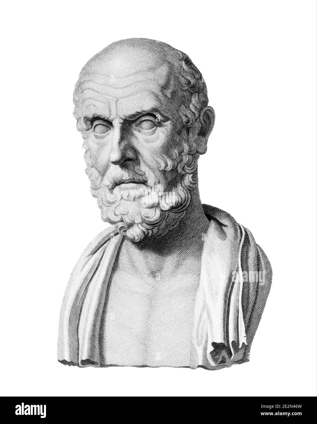 1980s BUST OF HIPPOCRATES OF KOS GREEK PHYSICIAN 400 BC FATHER OF PROFESSIONAL MEDICINE CREDIT FOR TRADITIONAL HIPPOCRATIC OATH - q53133 CPC001 HARS HEALING BUST DIAGNOSIS LEADERSHIP PHYSICIANS INNOVATION HEALTH CARE OF FACIAL HAIR IMPAIRMENT OCCUPATIONS TREATMENT HEALER OATH PHYSICIAN PRACTITIONER 400 BEARDS PROFESSIONALS BC BCE BLACK AND WHITE DISEASE OLD FASHIONED Stock Photo