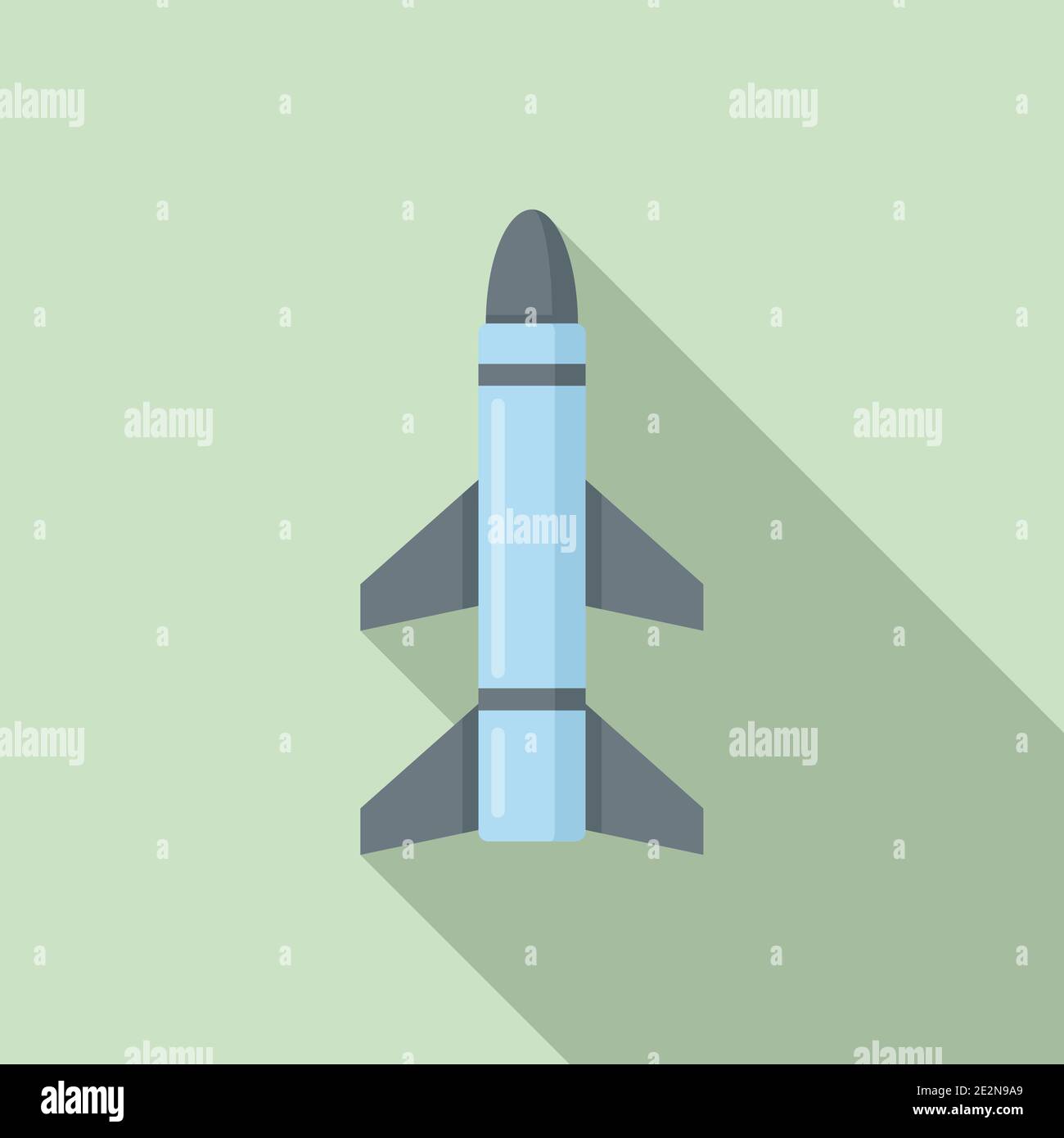 Missile gun icon, flat style Stock Vector Image & Art - Alamy