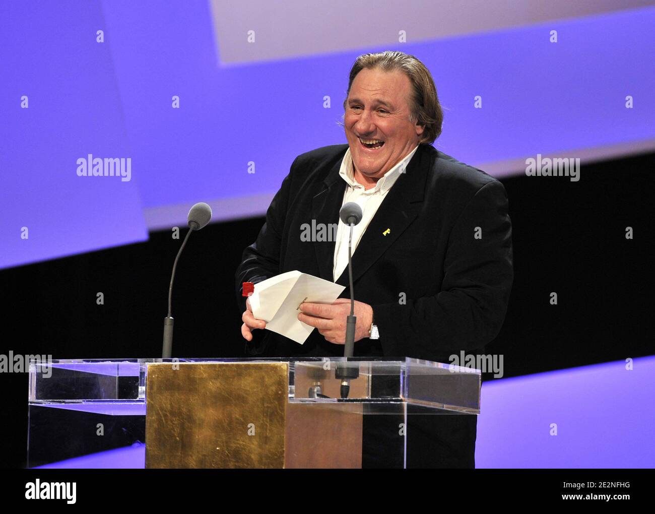 Gerard Depardieu during the 35th Cesar Film Awards ceremony held at the ...