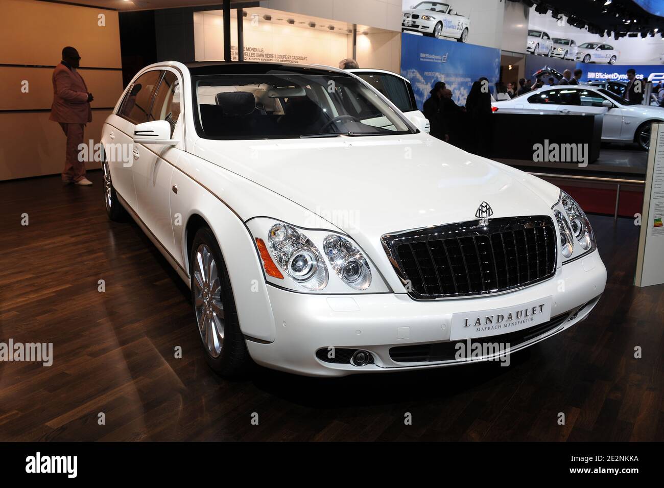 The Maybach Landaulet is on display during the 80th International Motor  Show in Geneva, Switzerland on March 2, 2010. Photo by Loona/ABACAPRESS.COM  Stock Photo - Alamy