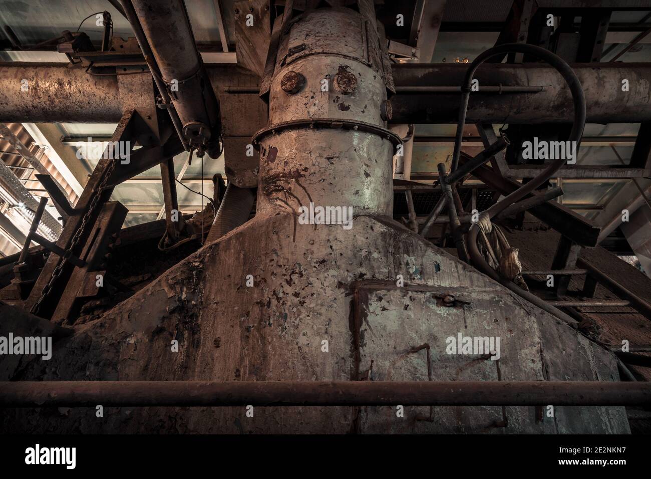 Decayed Areas Creepy abandoned industry area with natural decay so-called lost place ...