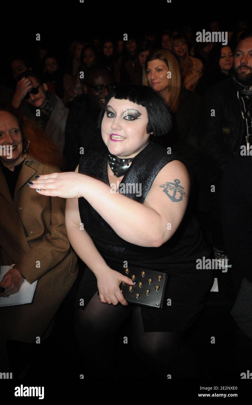Beth Ditto attending Karl Lagerfeld Fall-Winter 2010/2011 ready-to-wear  collection show in Paris, France on March 7, 2010. Photo by Nicolas  Briquet/ABACAPRESS.COM Stock Photo - Alamy