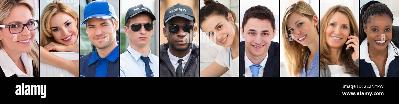 Diverse Group Of Business People Professional Staff Stock Photo