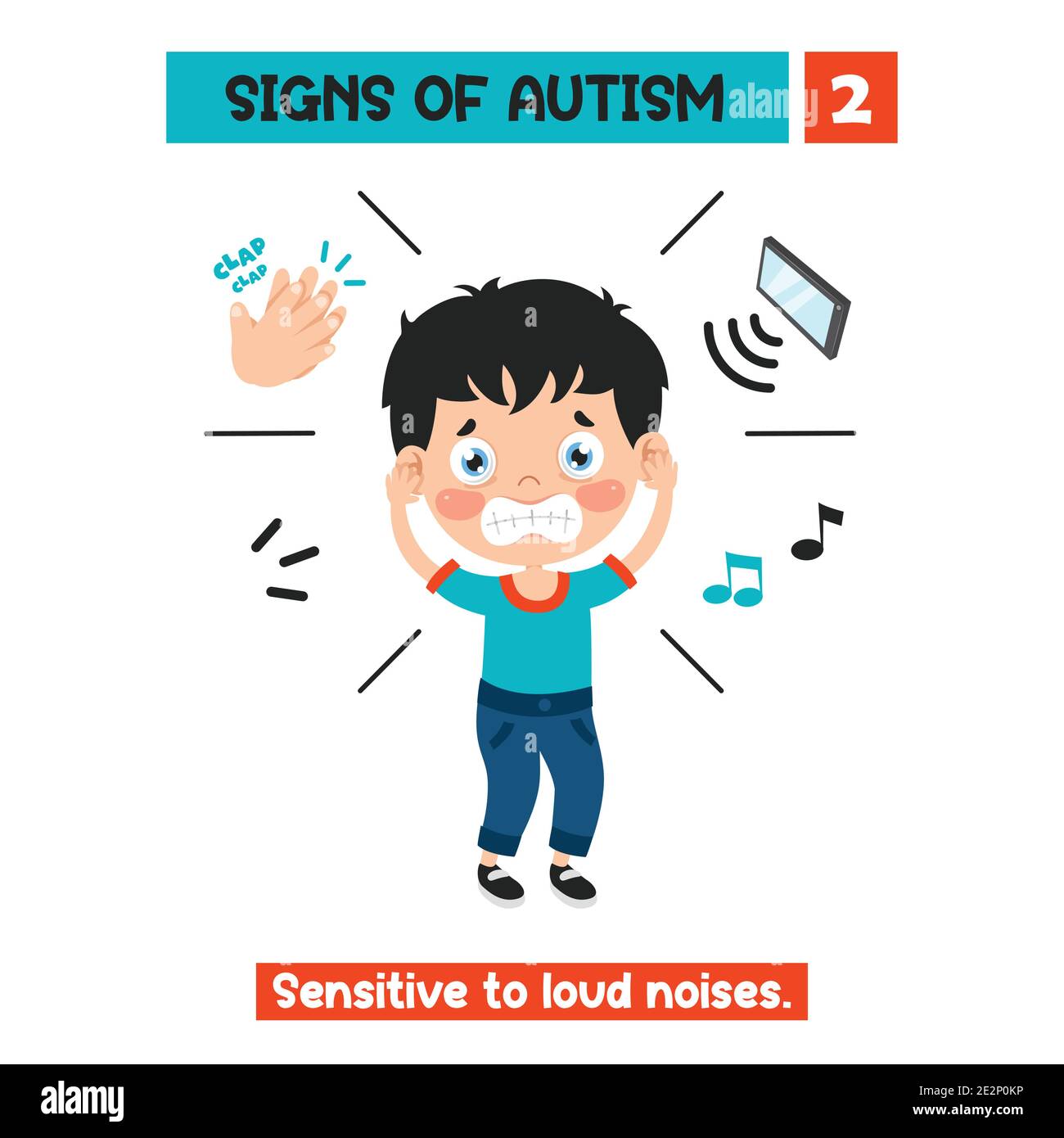 Concept Drawing of Autism Awareness Stock Vector Image & Art Alamy