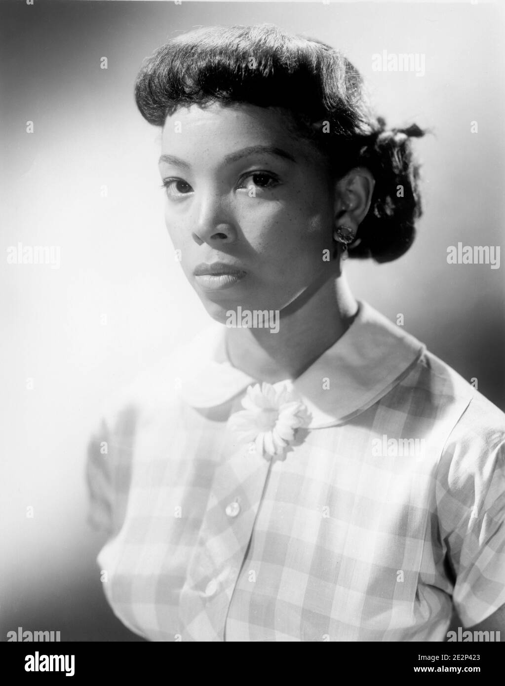 Olga James, Head and Shoulders Publicity Portrait for the Film, "Carmen Jones", 20th Century-Fox, 1954 Stock Photo