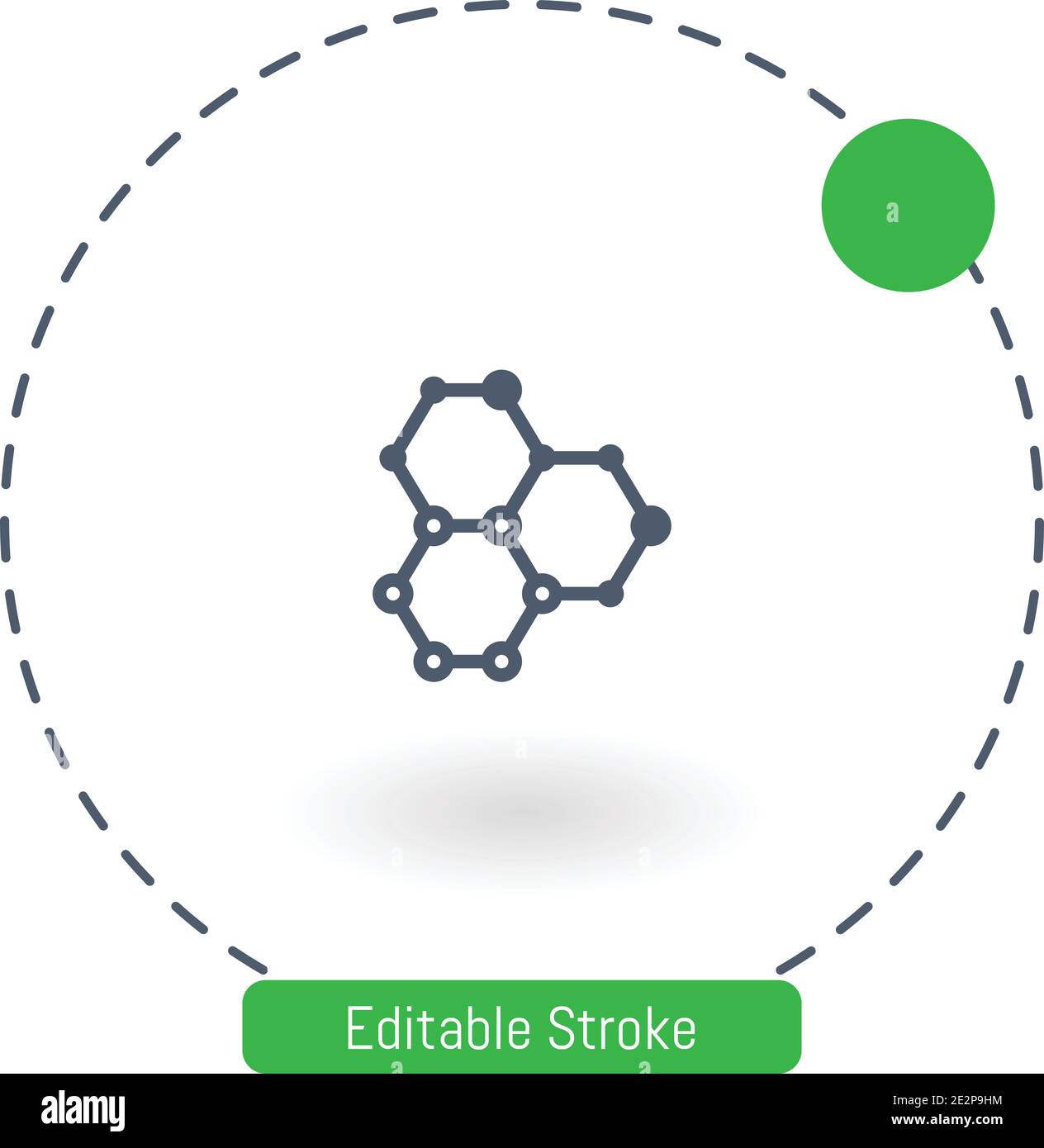 chemical formula vector icon editable stroke outline icons for web and ...