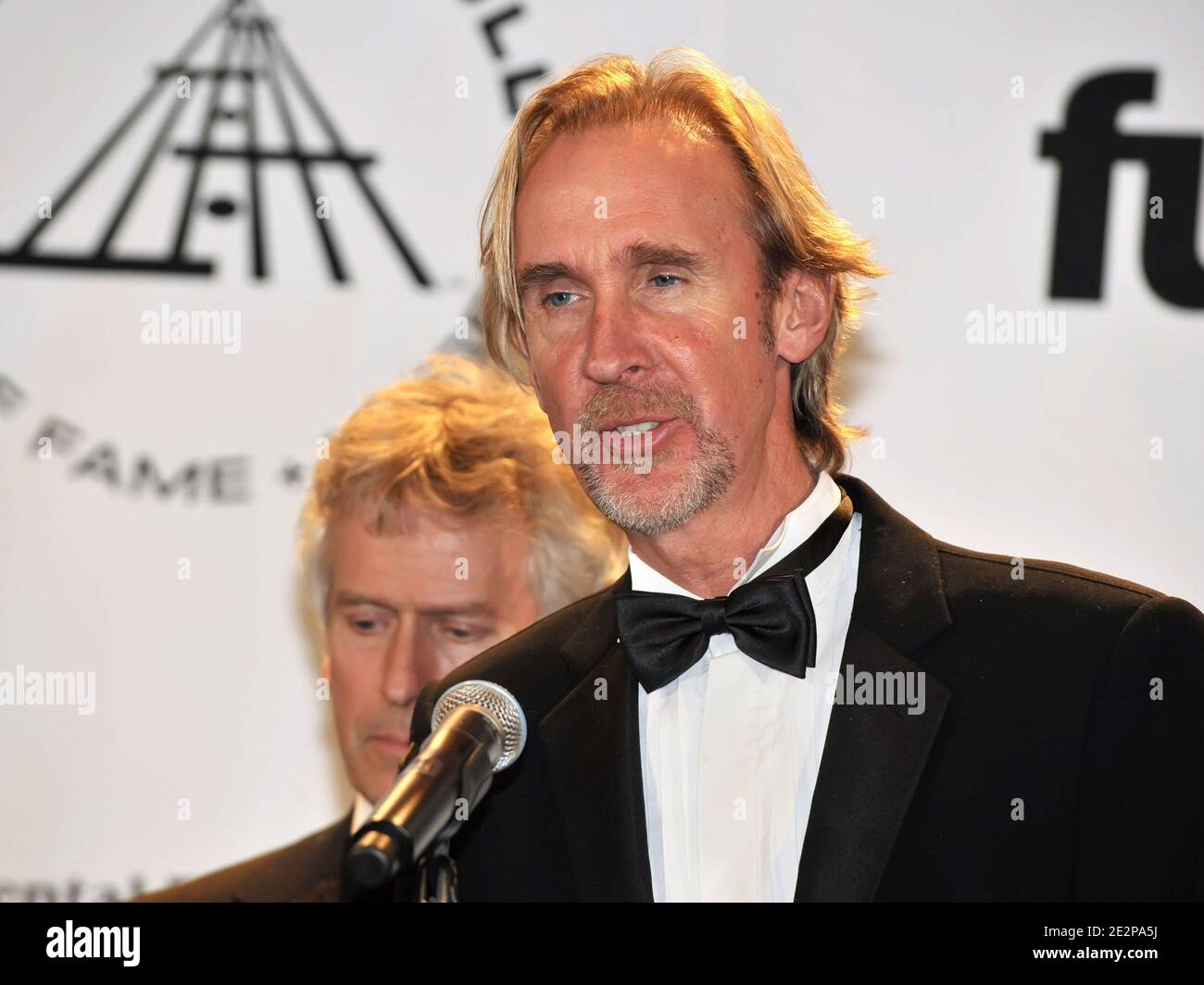 Mike Rutherford Occumed Inductee Mike Rutherford of Genesis attends the 25th Annual Rock And ...