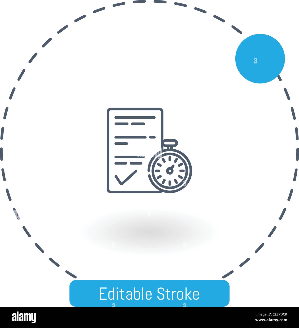 fast vector icon editable stroke outline icons for web and mobile Stock Vector