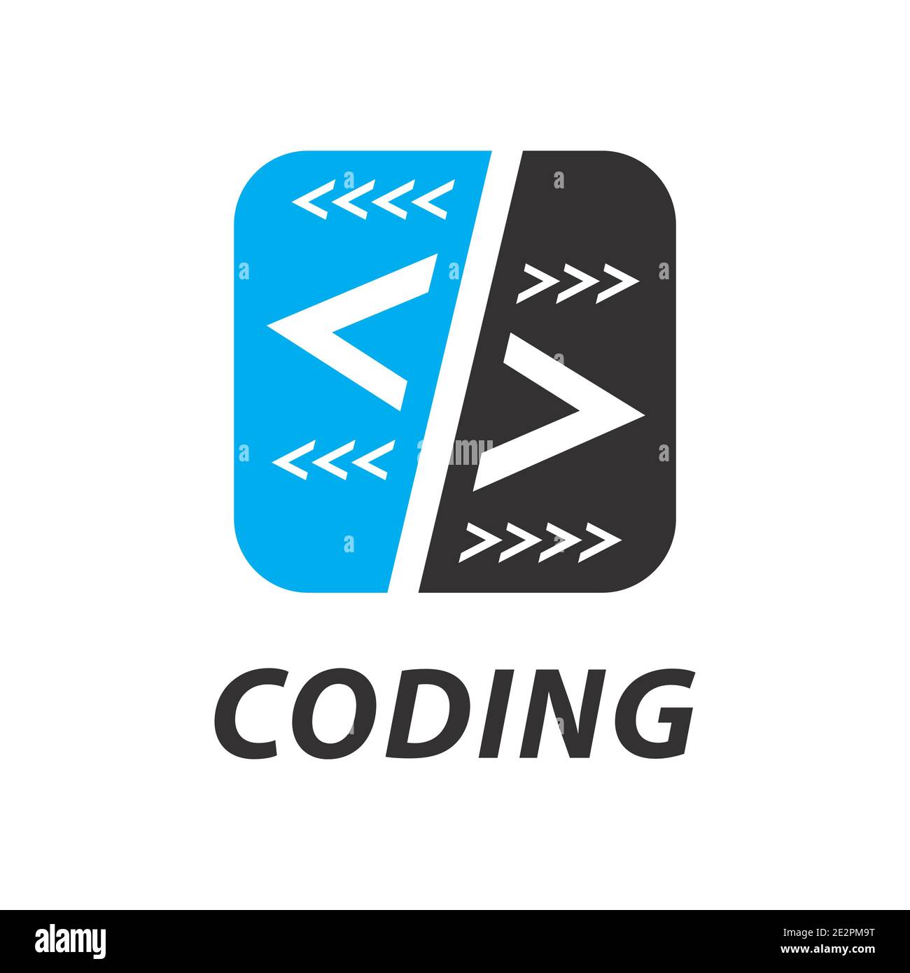 Vector logo of coding, it company Stock Vector Image & Art - Alamy
