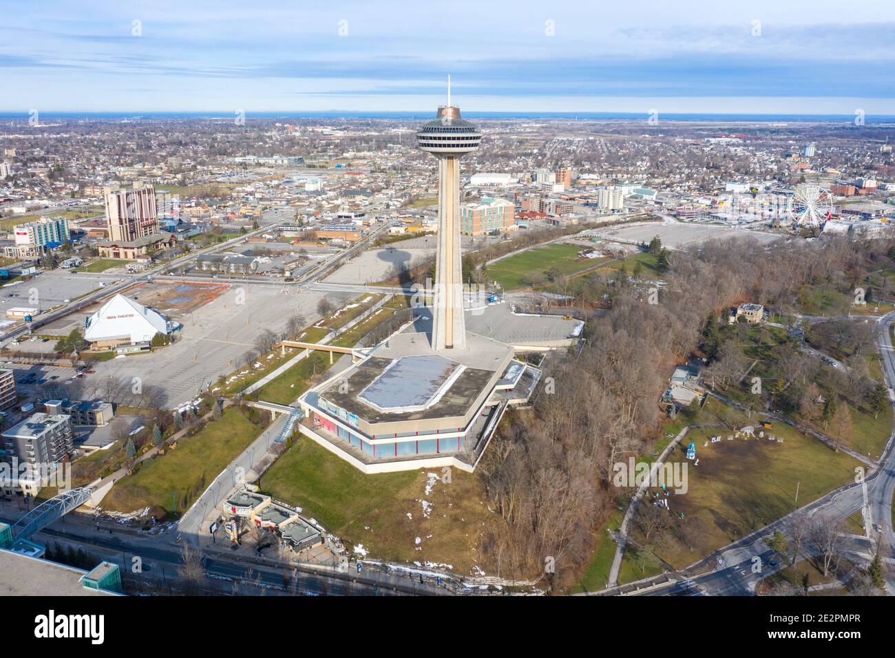 Skylon Tower, Observation Deck, Niagara Falls, Ontario, Canada Stock Photo