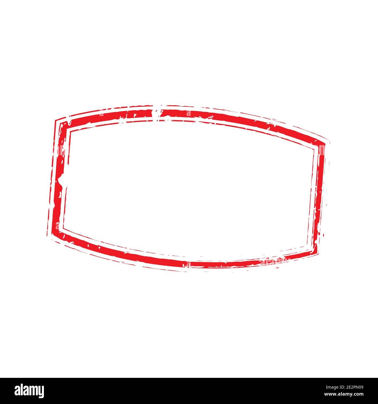 Ractangle Oval Stamp Light 7 Stock Vector