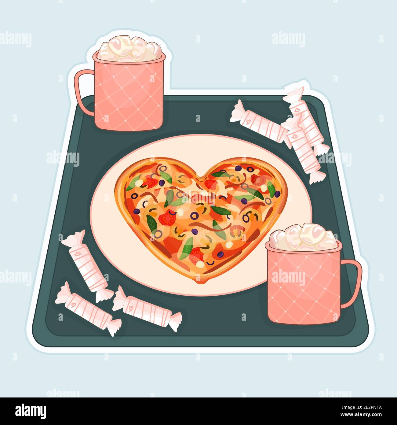 Valentines day background hot Stock Vector Images - Alamy