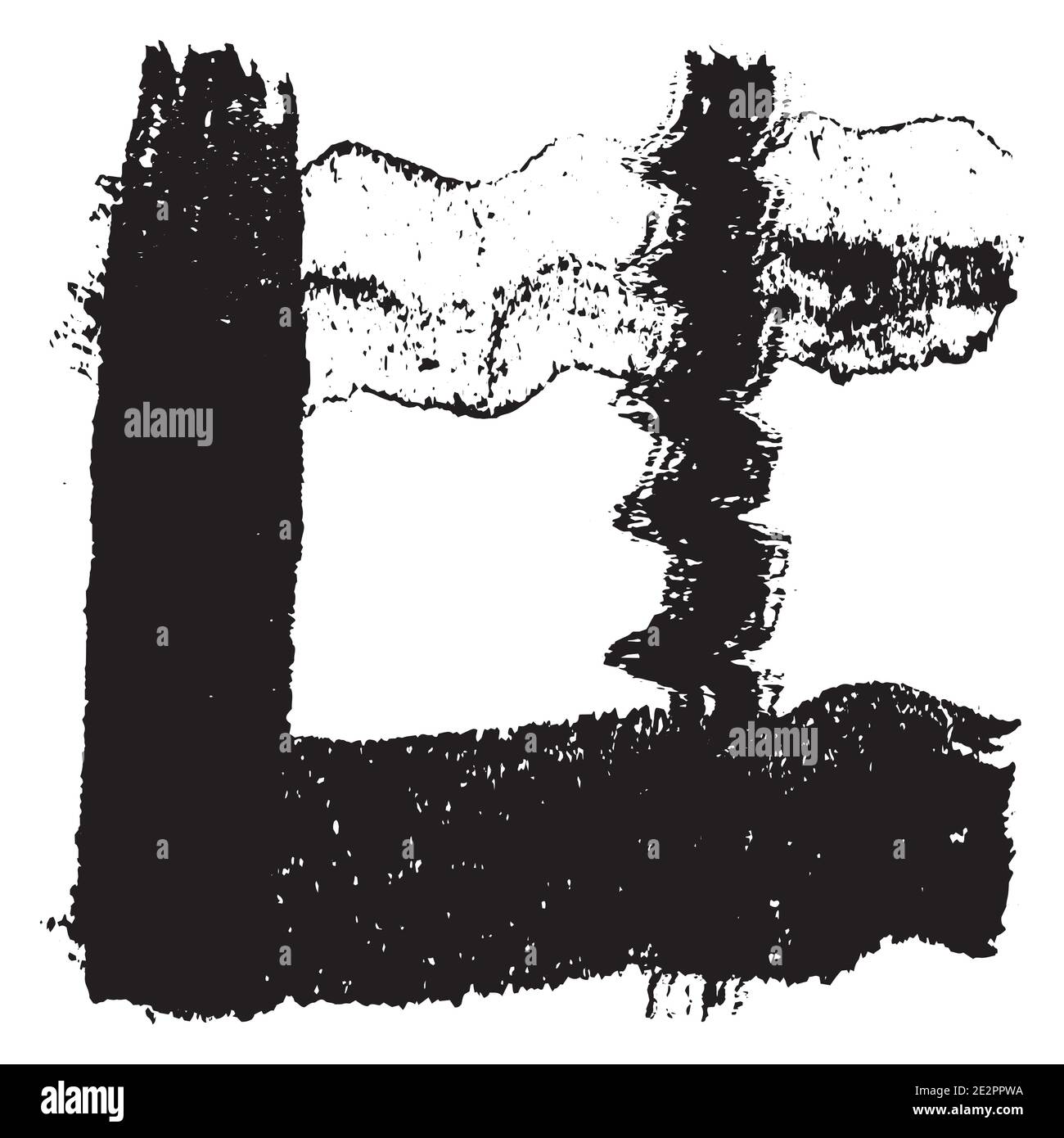 Stroke Brush Grunge Set221 Stock Vector