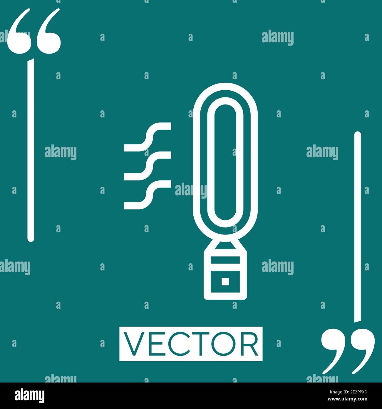 air purifier vector icon Linear icon. Editable stroked line Stock Vector
