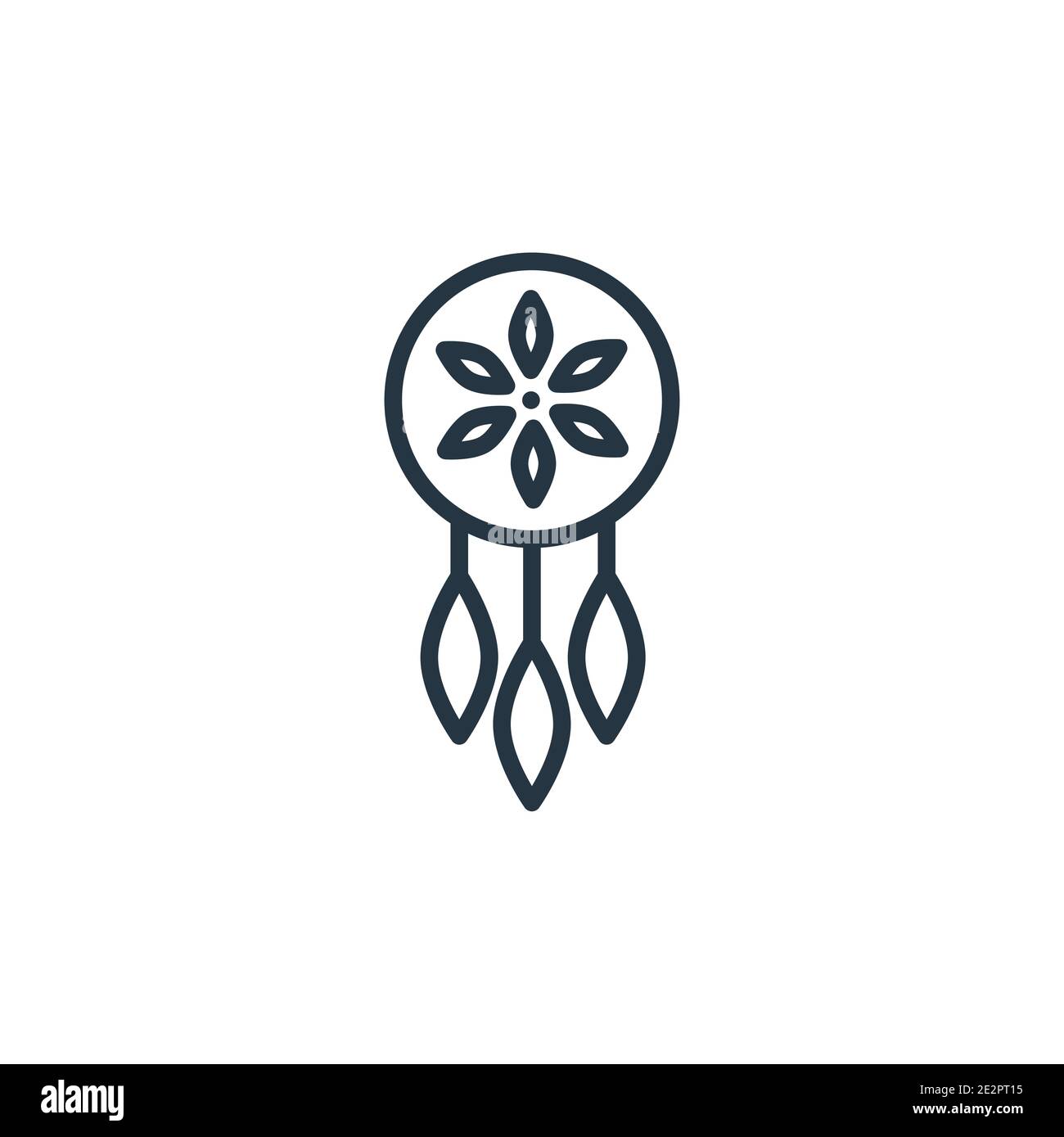 Sleep Dream Catcher Icon. Outline Sleep Dream Catcher Vector Icon