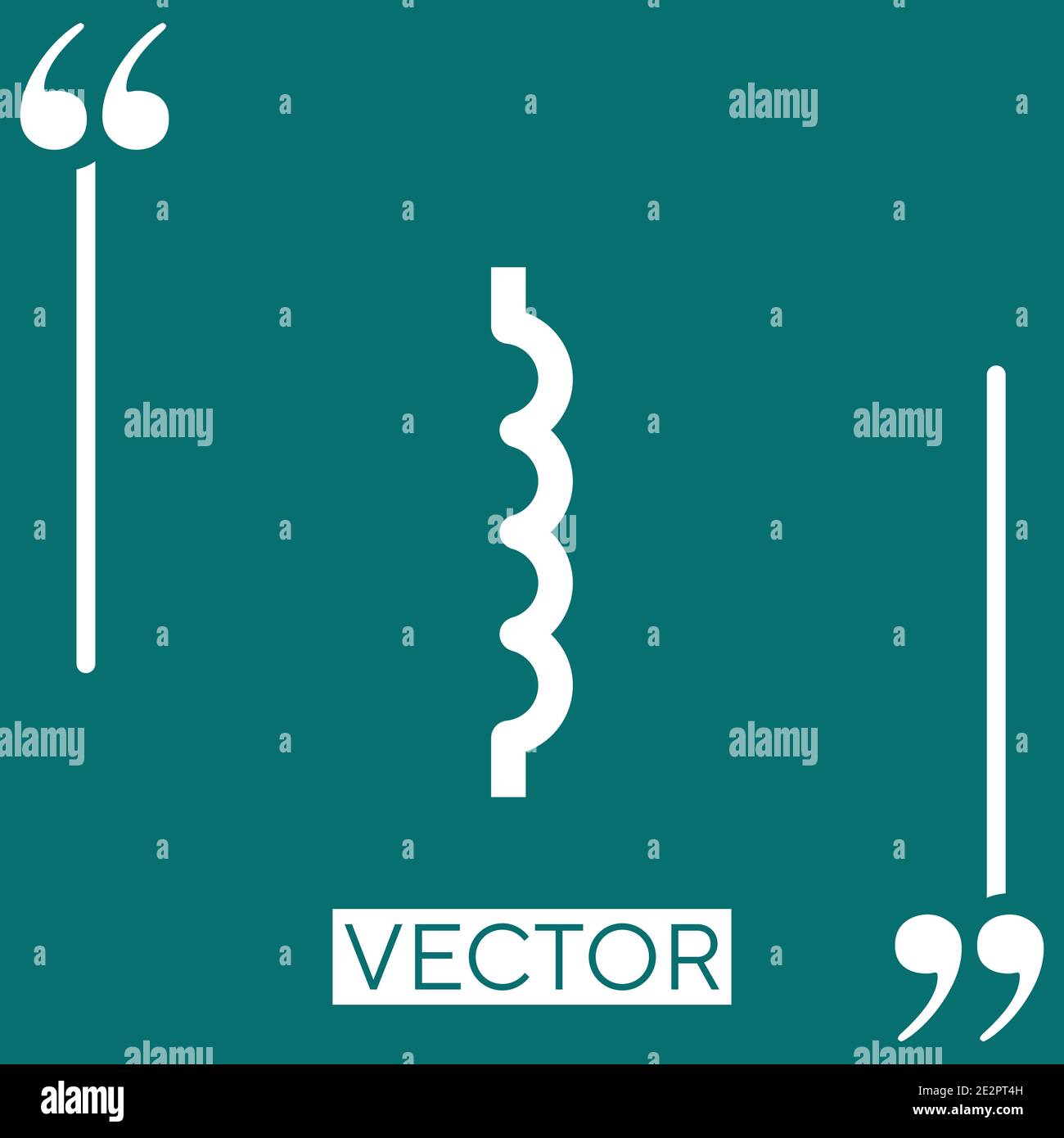 inductor vector icon Linear icon. Editable stroke line Stock Vector