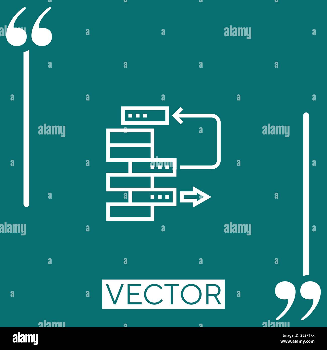 scrum vector icon Linear icon. Editable stroked line Stock Vector