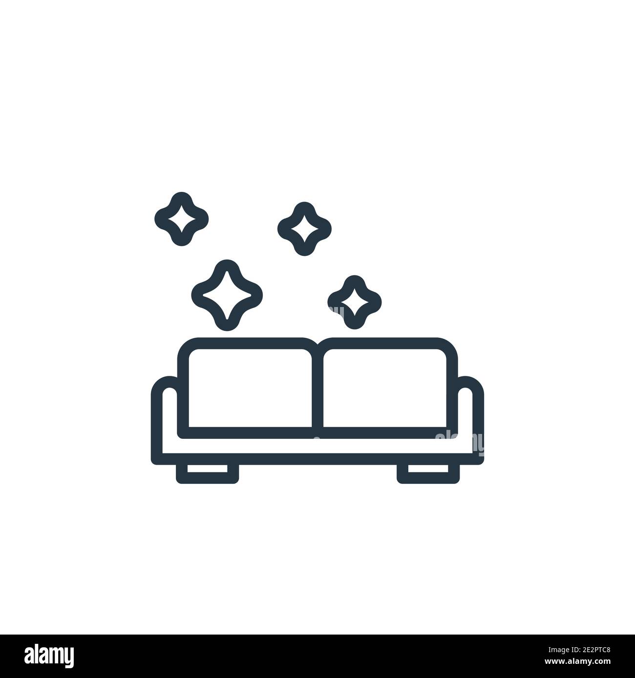 Clean-living outline vector icon. Thin line black clean-living icon, flat vector simple element illustration from editable cleaning concept isolated o Stock Vector