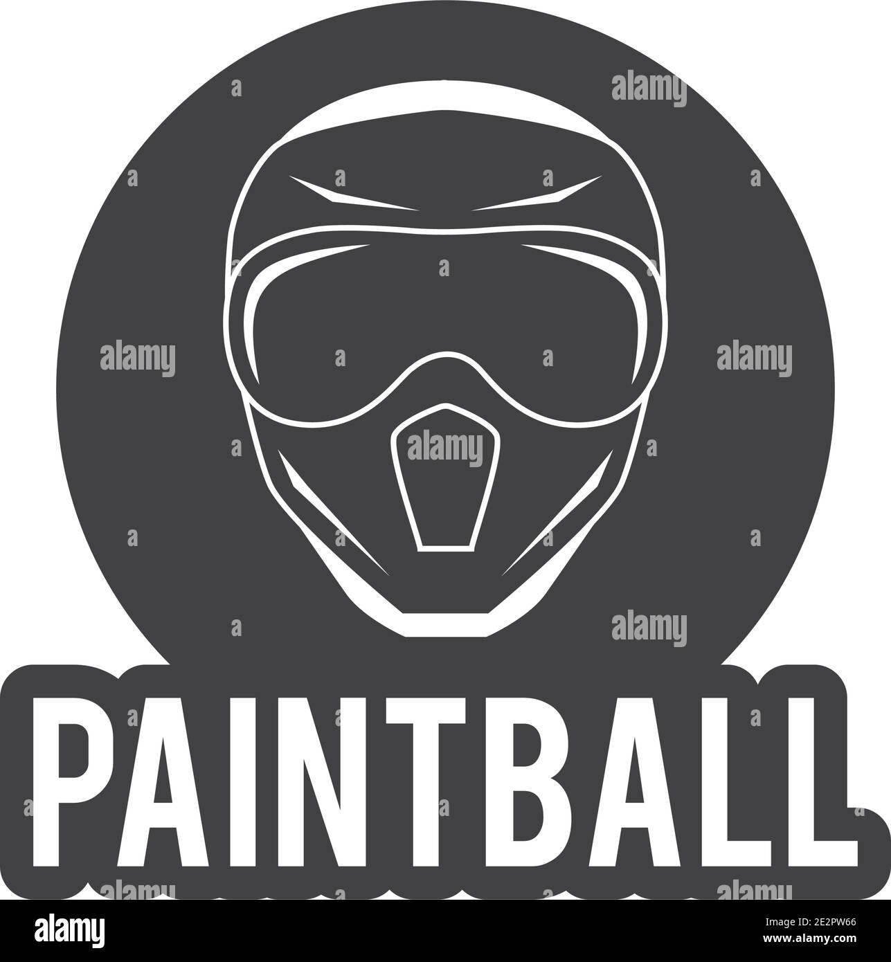 Vector logo for paintball game Stock Vector Image & Art Alamy
