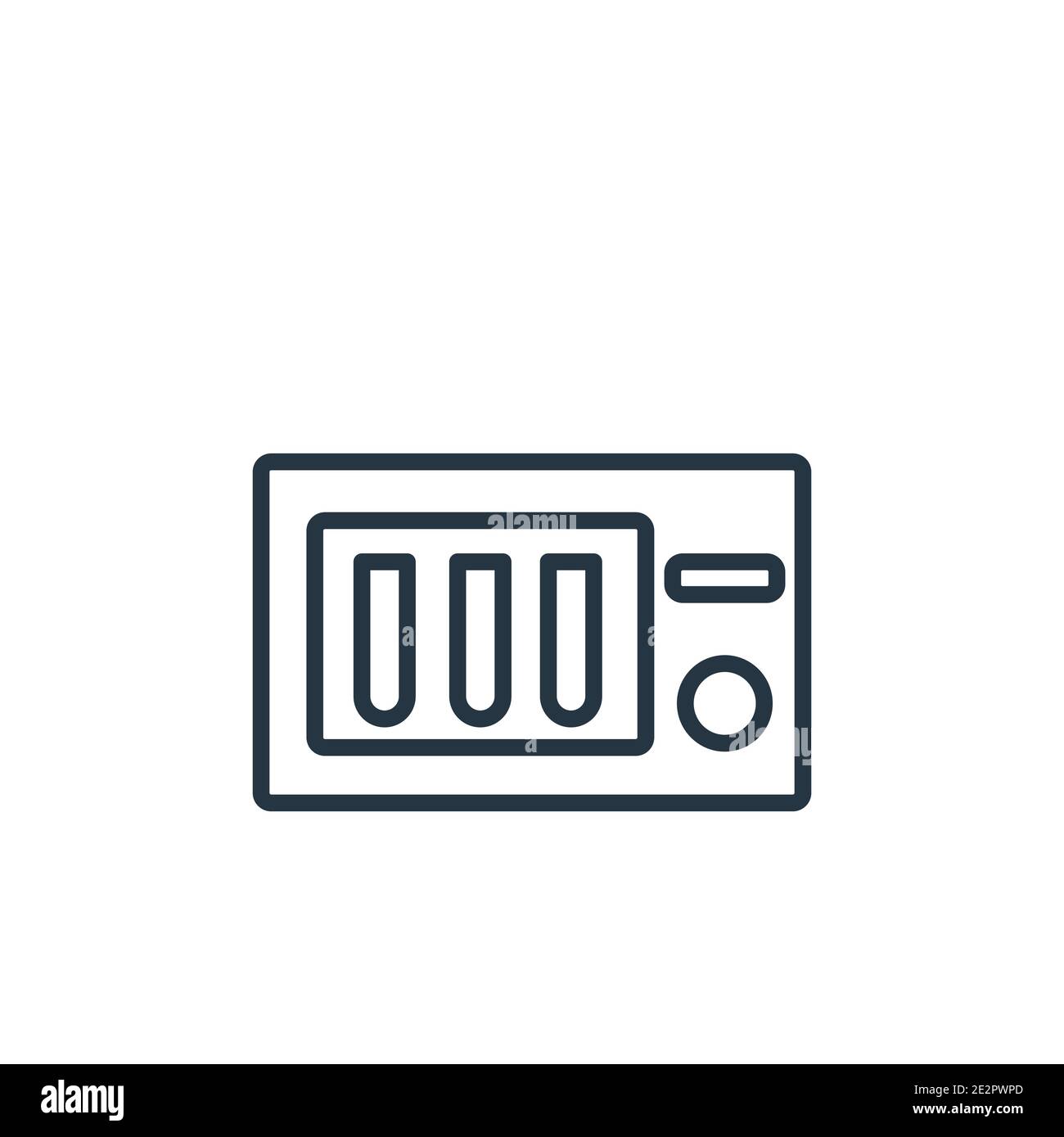 Sterilization outline vector icon. Thin line black sterilization icon, flat vector simple element illustration from editable cleaning concept isolated Stock Vector