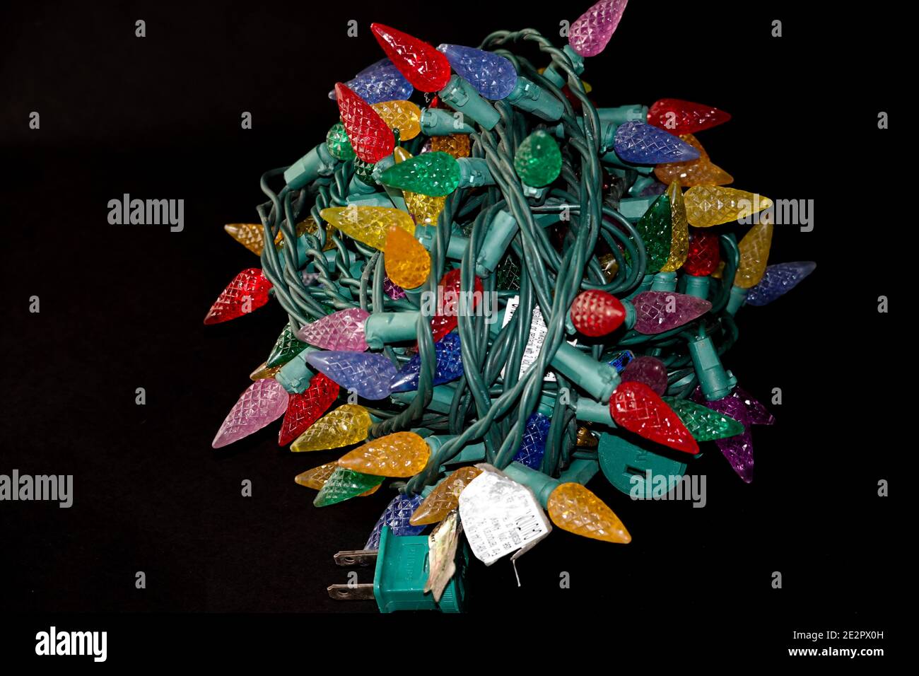Christmas lights rolled up hires stock photography and images Alamy