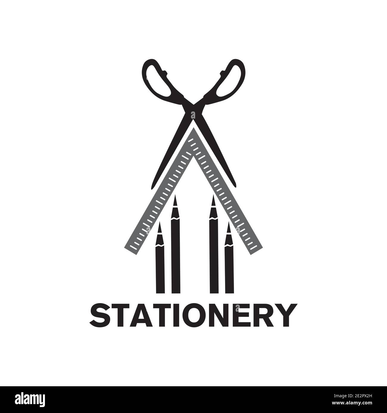 Vector logo for a stationery store Stock Vector Image & Art Alamy