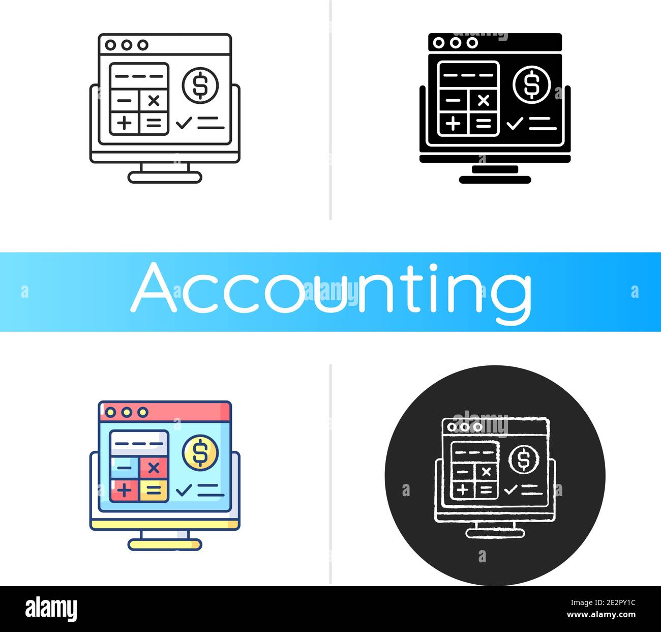 Accounting Software Icons