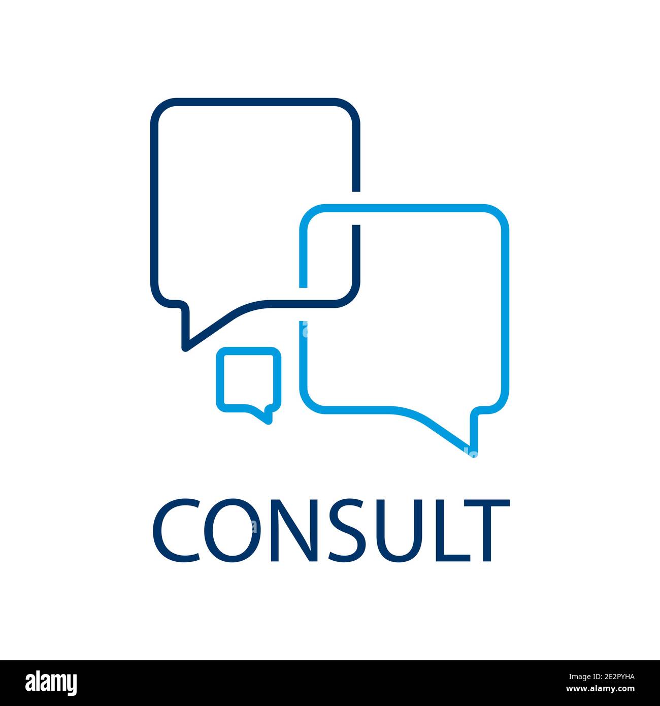 Vector logo of the consulting service Stock Vector Image & Art - Alamy
