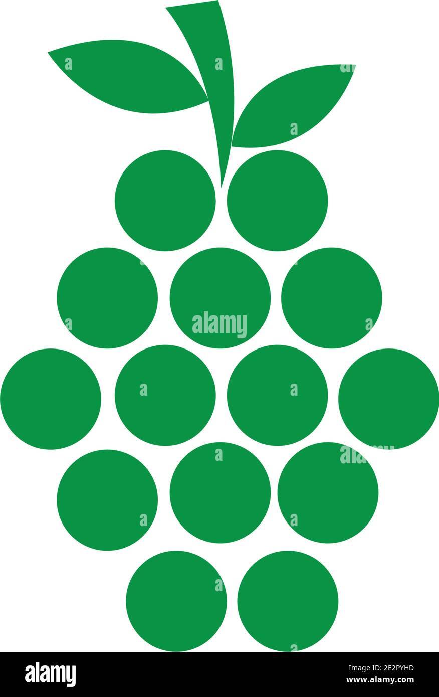 Grapes icon vector illustration design template Stock Vector