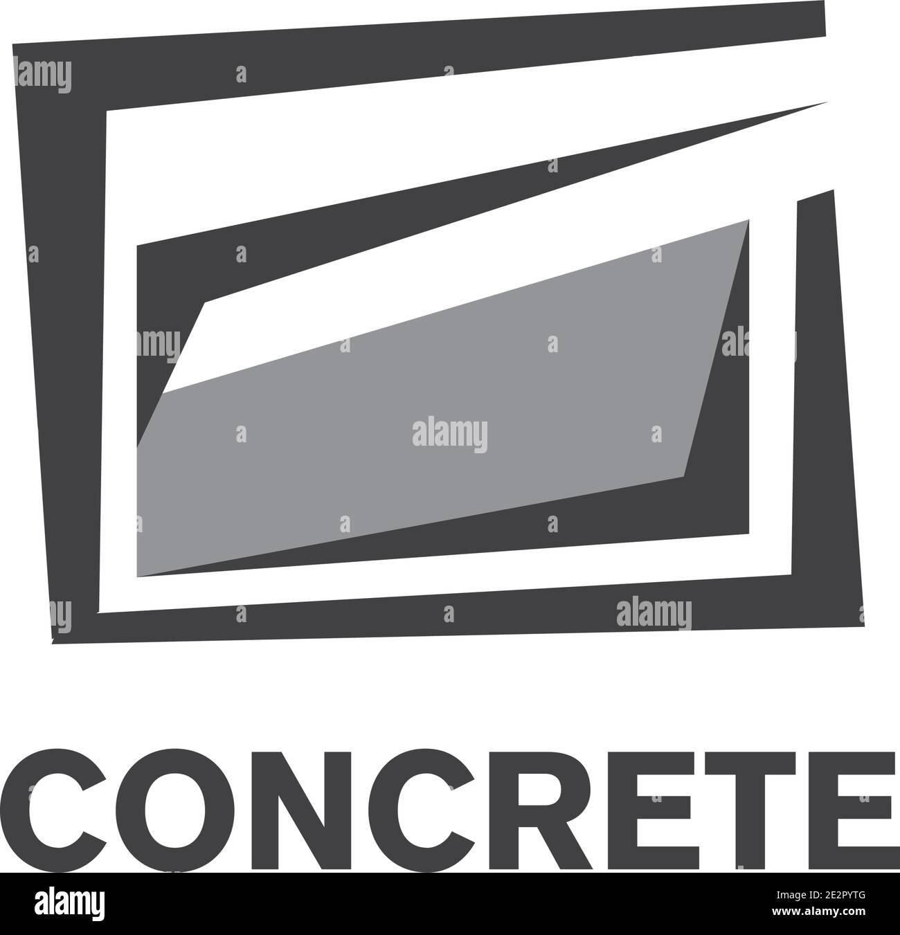 Vector logo of concrete, concrete blocks Stock Vector Image & Art Alamy