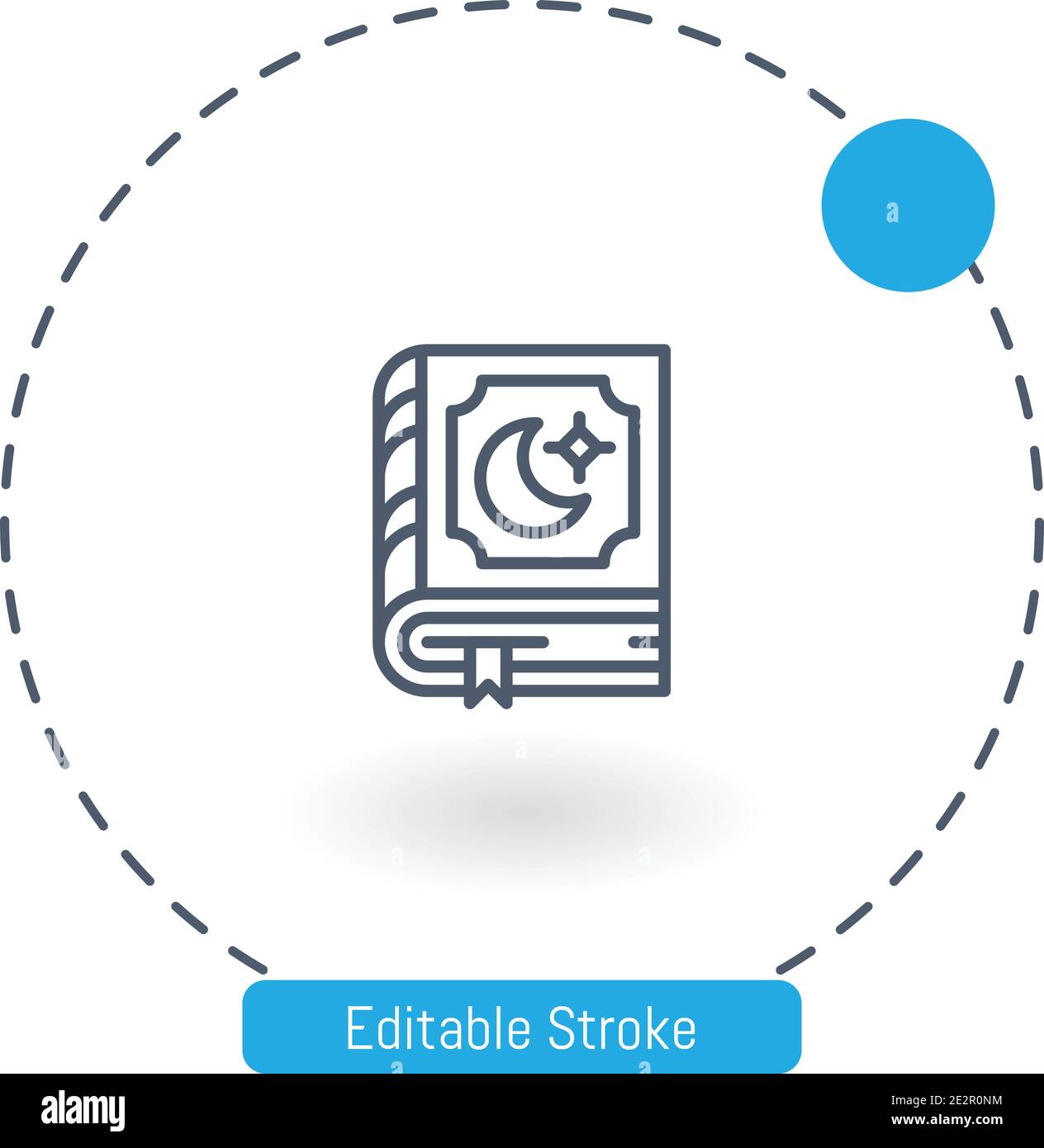 magic book vector icon editable stroke outline icons for web and mobile Stock Vector