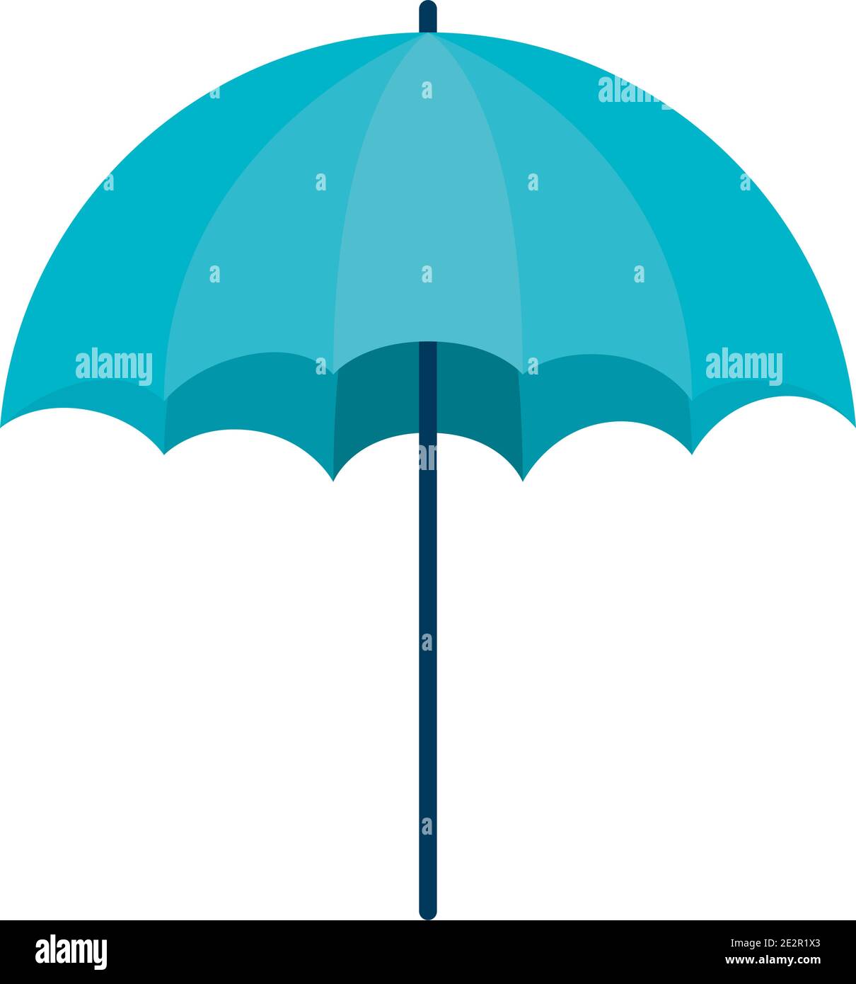umbrella on a white background Stock Vector Image & Art - Alamy