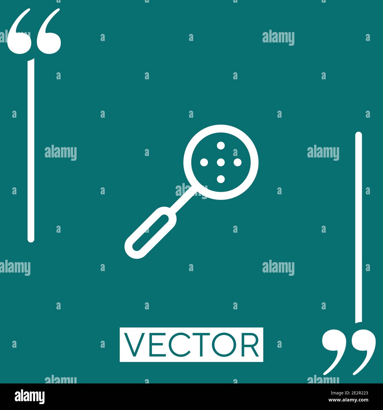 skimmer vector icon Linear icon. Editable stroke line Stock Vector