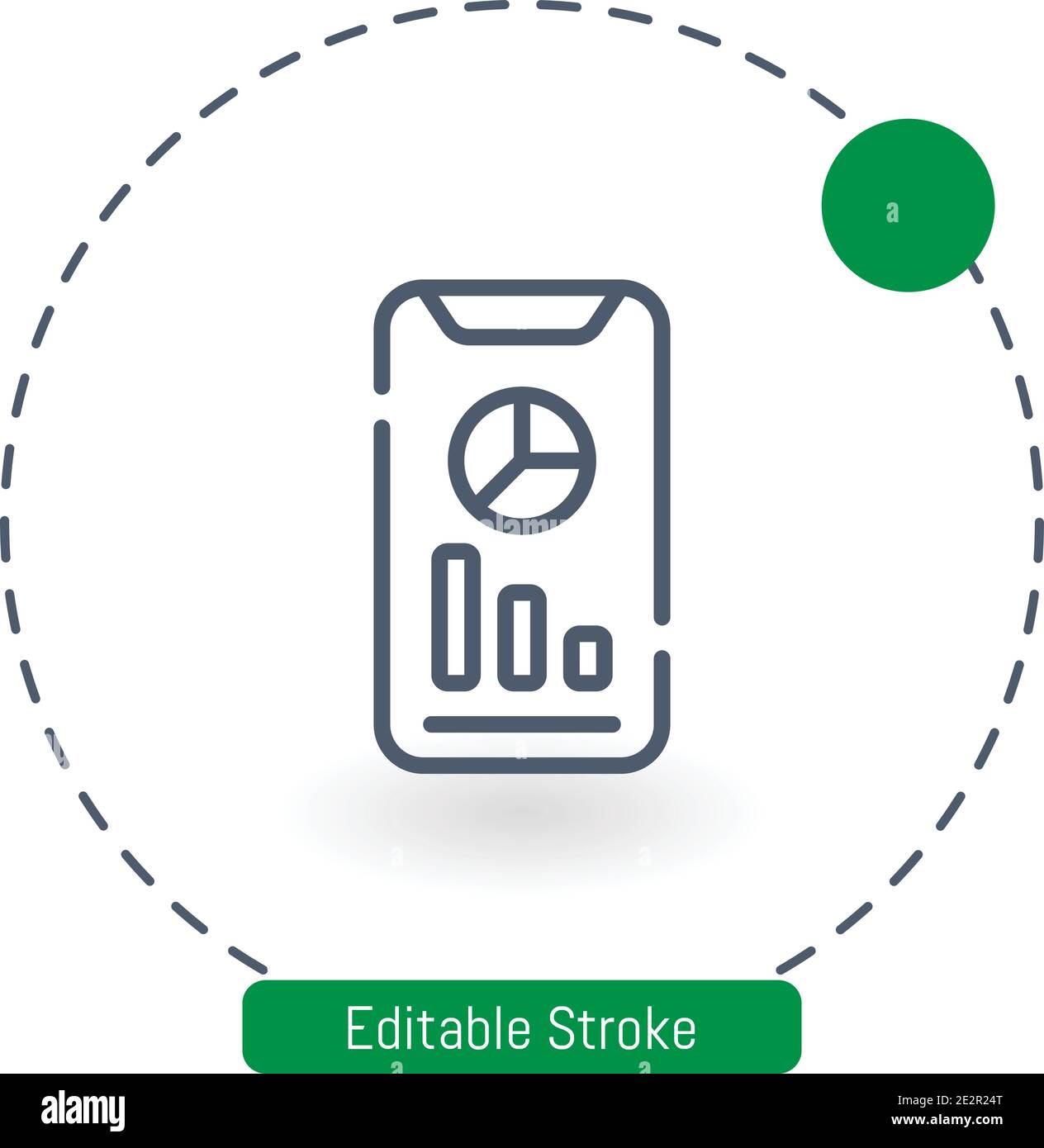 data vector icon editable stroke outline icons for web and mobile Stock ...