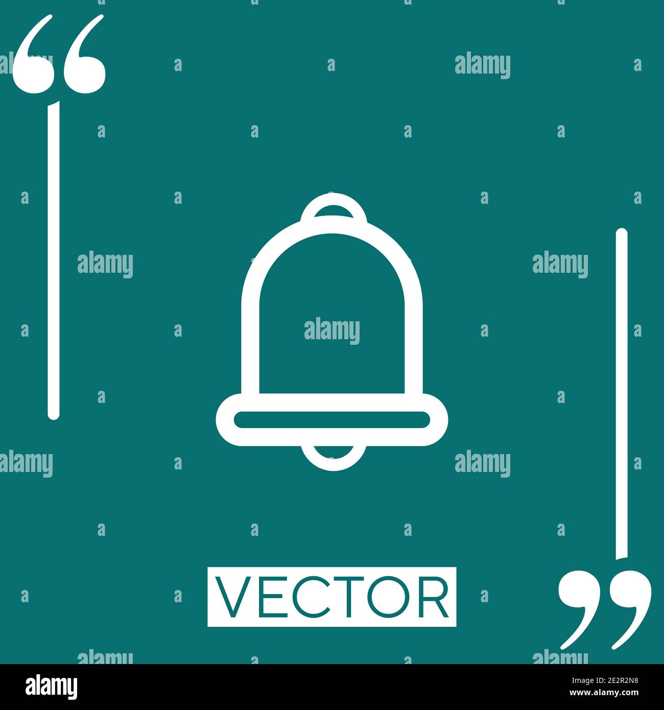 bell vector icon Stock Vector Image & Art - Alamy