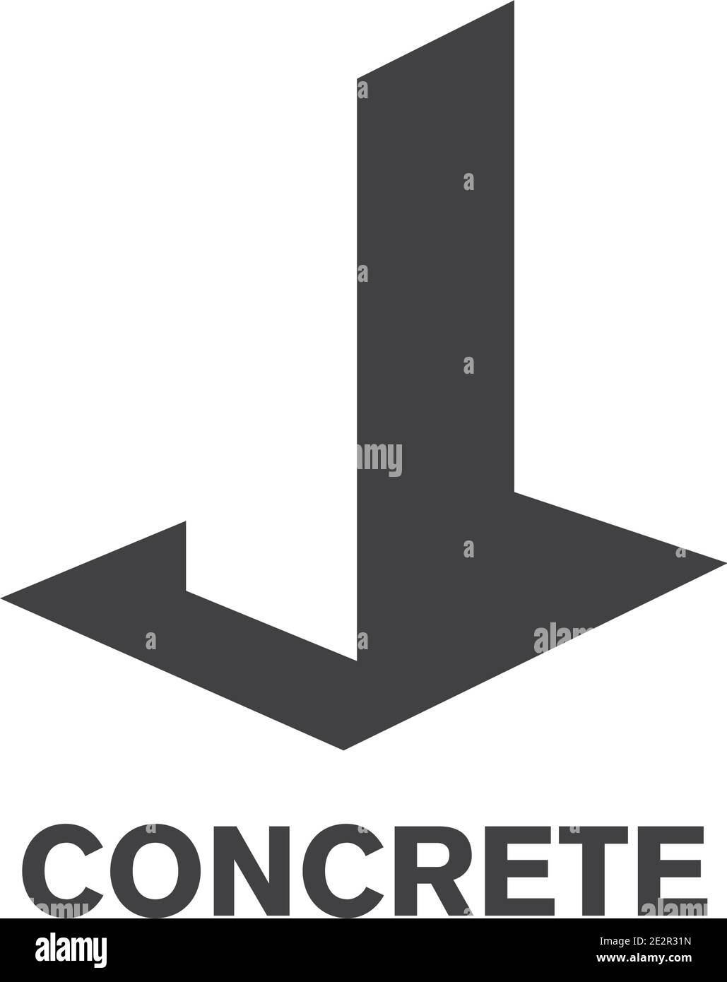 Vector logo of concrete, concrete blocks Stock Vector Image & Art Alamy